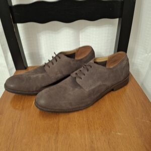 Clarks Rich Brown Textured Derbys